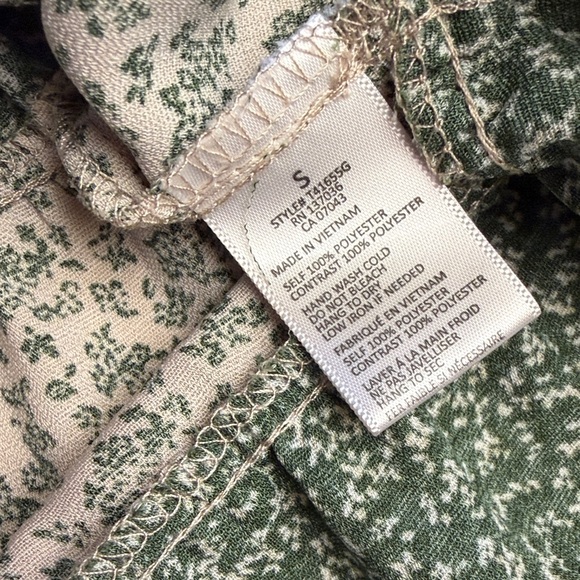 Paper Crane Ruffled Babydoll Top Small - Picture 3 of 4